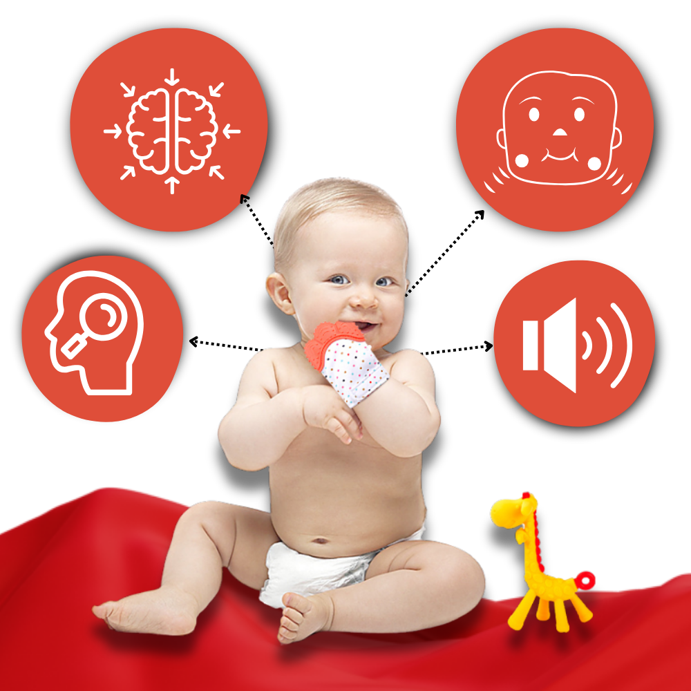 Gant de dentition apaisant