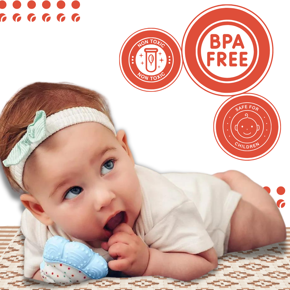 Gant de dentition apaisant