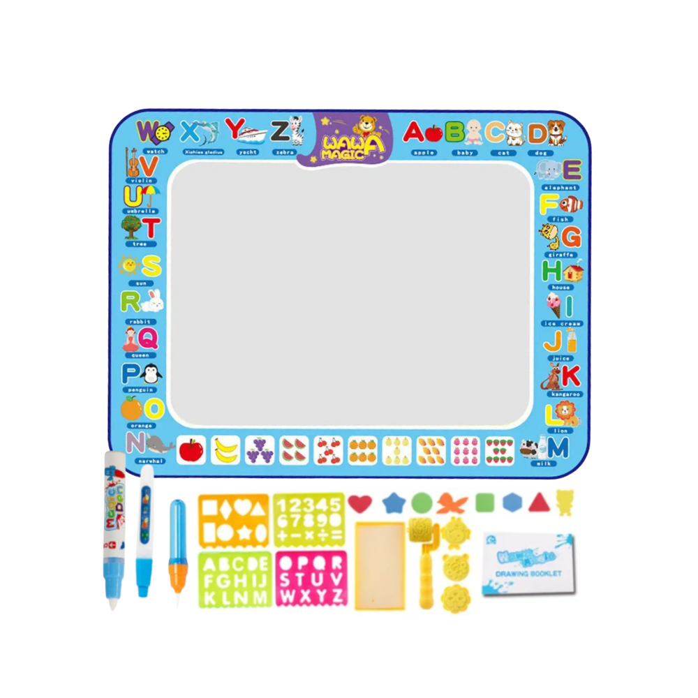 Tapis de gribouillage stimulant à l'eau