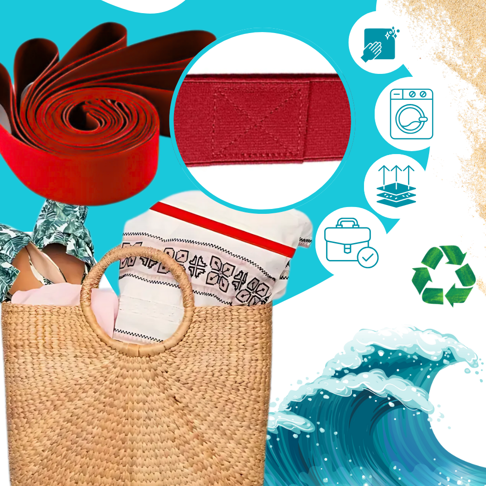 Bande élastique résistante pour serviette