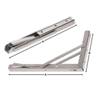 Support pour table rabattable à fixation murale