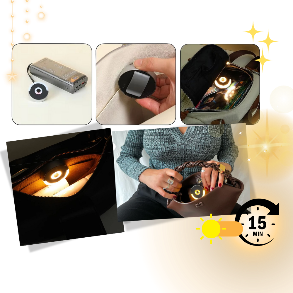 Lampe de sac à main tactile