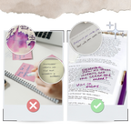 Notes autocollantes transparentes imperméables