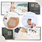 Notes autocollantes transparentes imperméables