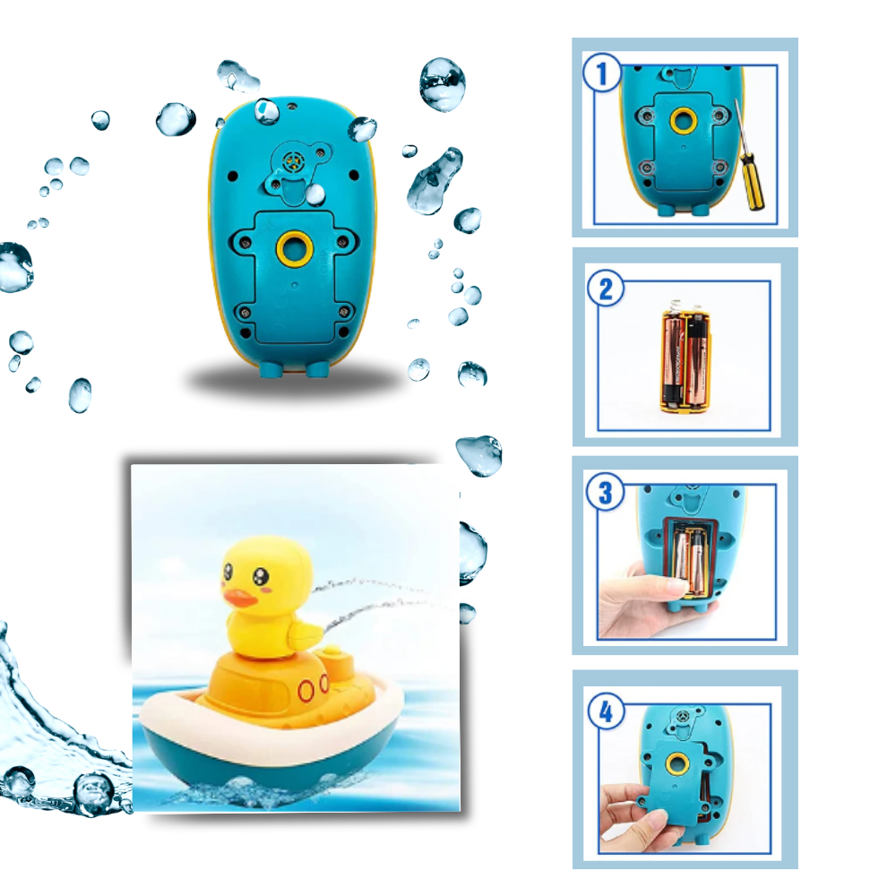 Jouets de bain canards et douche
