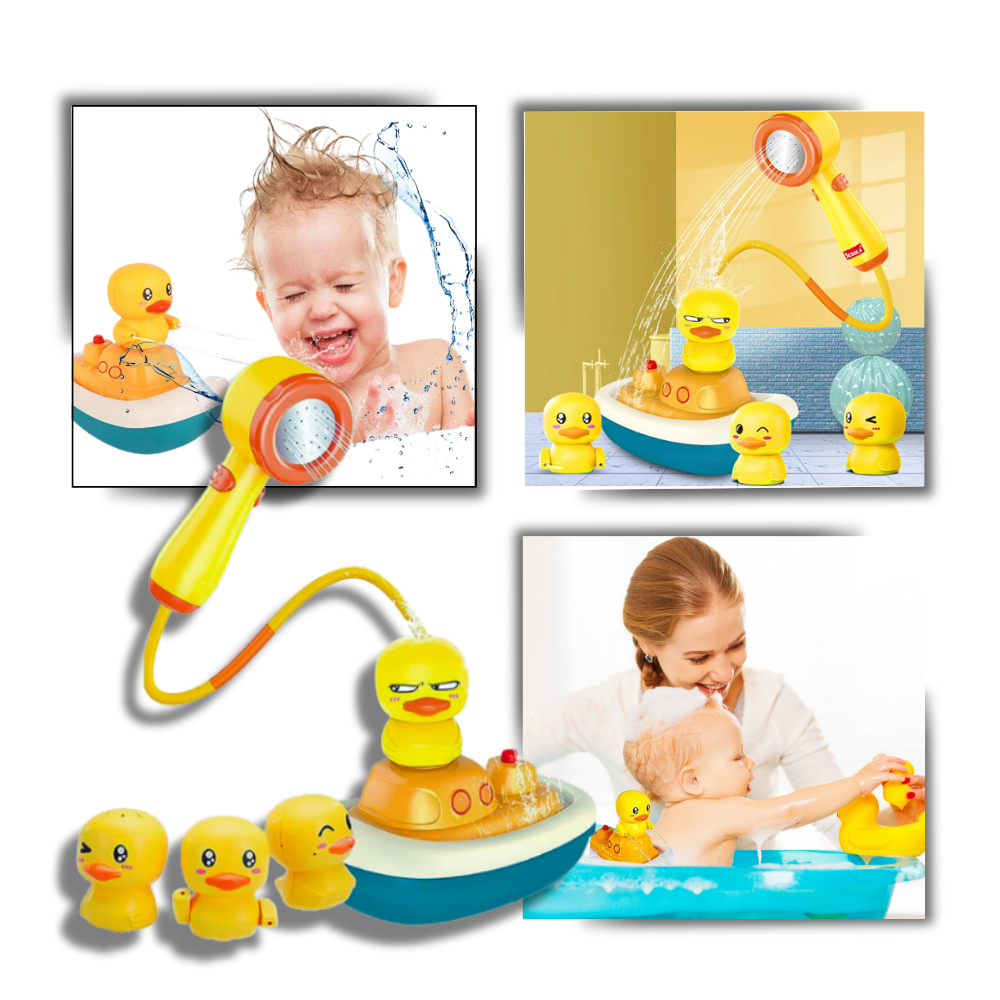Jouets de bain canards et douche