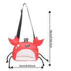 Sac de plage imperméable pour enfant en forme de crabe