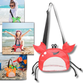 Sac de plage imperméable pour enfant en forme de crabe