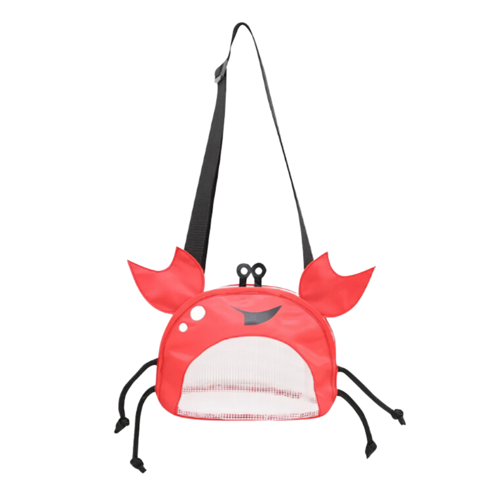 Sac de plage imperméable pour enfant en forme de crabe